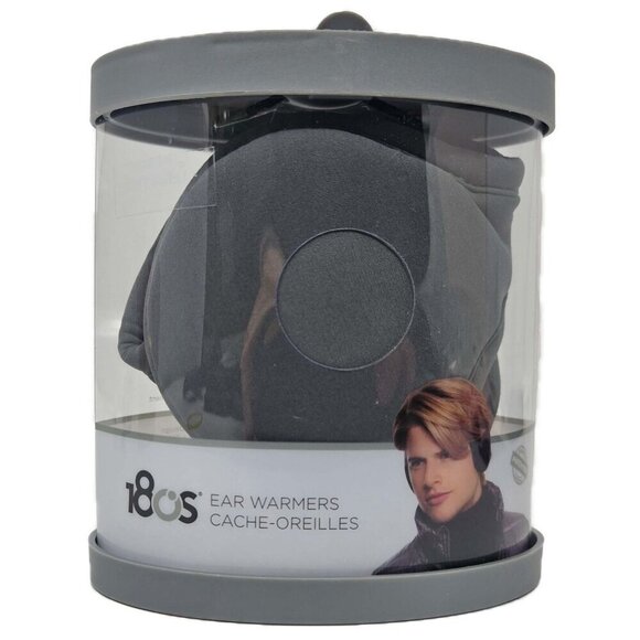 Men Ear Warmers Soft Shell Warm Winter Ear Muffs Ear Covers, Dark Shadow by 180s - Picture 1 of 7